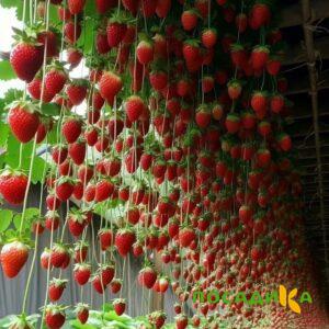Клубника ампельная Анастасия купить по цене от 370р. в интернет-магазине «Посадика» с доставкой почтой в в Миньяре и по всей России – [изображение №1].